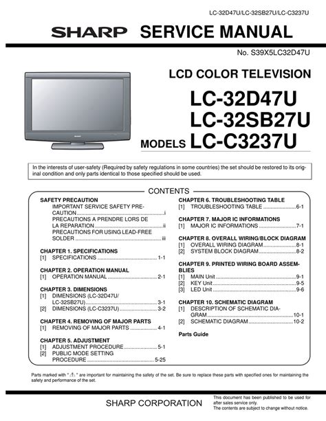 sharp tv cec pdf manual